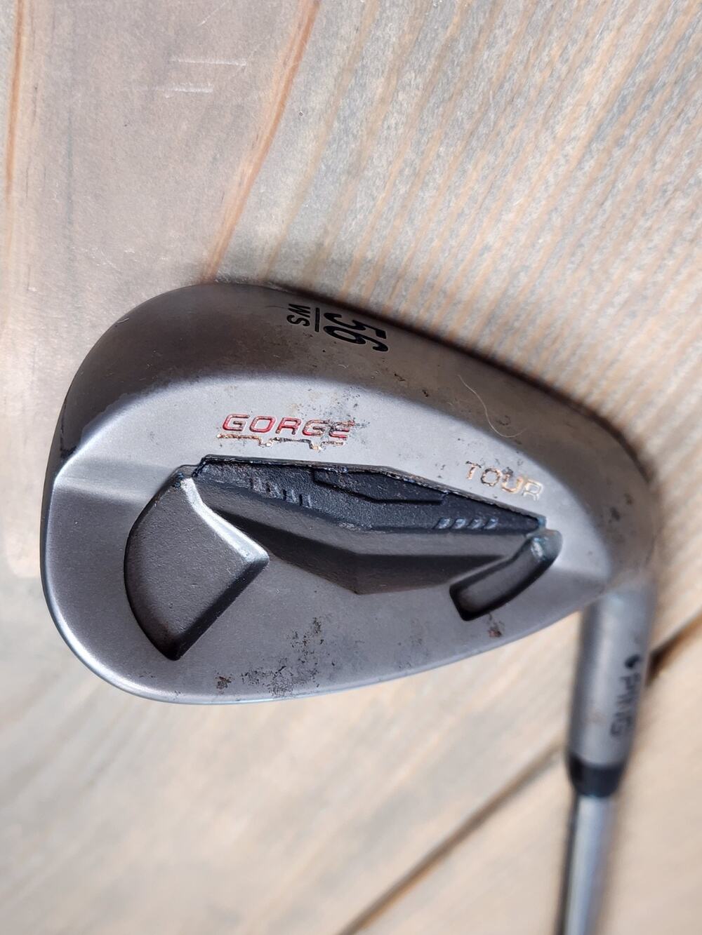 PING GORGE TOUR Sand Wedge 56°/WS Black Dot, Wedge-flex Steel, Men's Right Hand